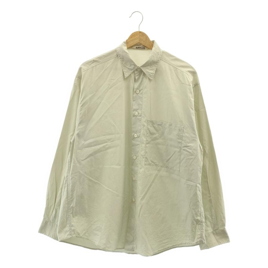 AURALEE（オーラリー） WASHED FINX TWILL BIG SHIRTS フィンクス