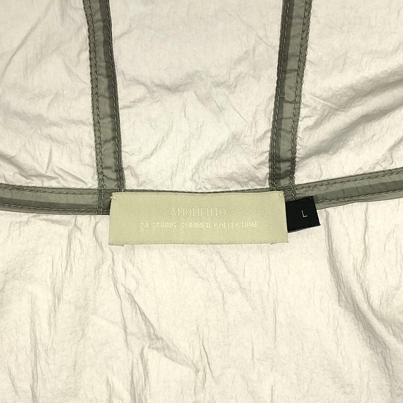 【美品】amomento 24ssナイロンパーカー AMOMENTO / アモーメント | 24SS ナイロン パーカー ブルゾン L