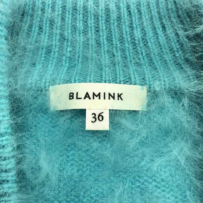 BLAMINK / ブラミンク | PRE 7GカシミヤファーVネックカーディガン 36