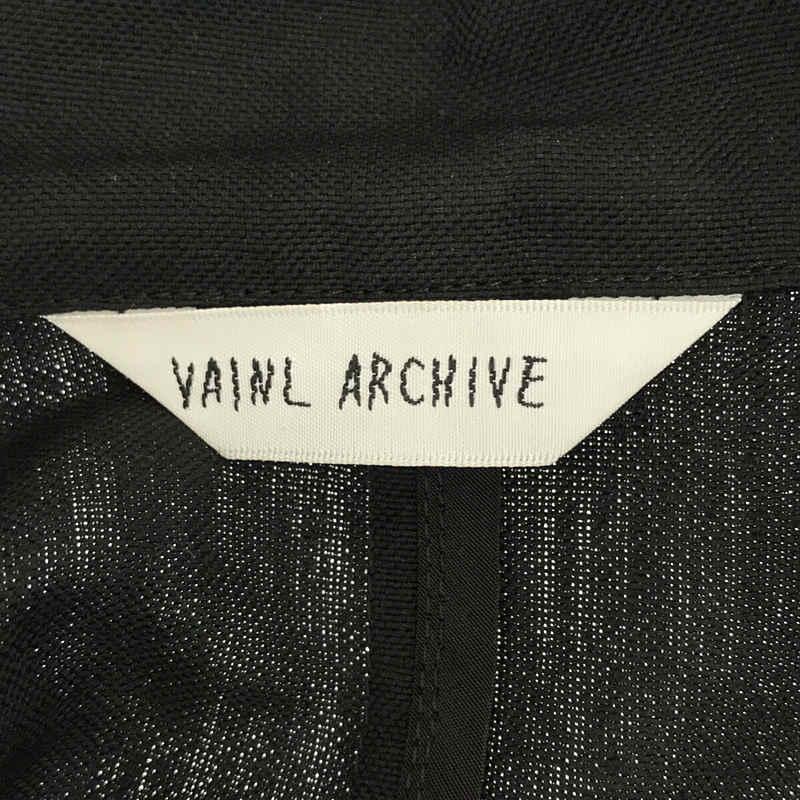 【美品】  Vainl Archive / ヴァイナルアーカイブ | オーバーシルエット ミリタリー フィールド ジャケット | L | ブラック | メンズ｜kldclothing｜06