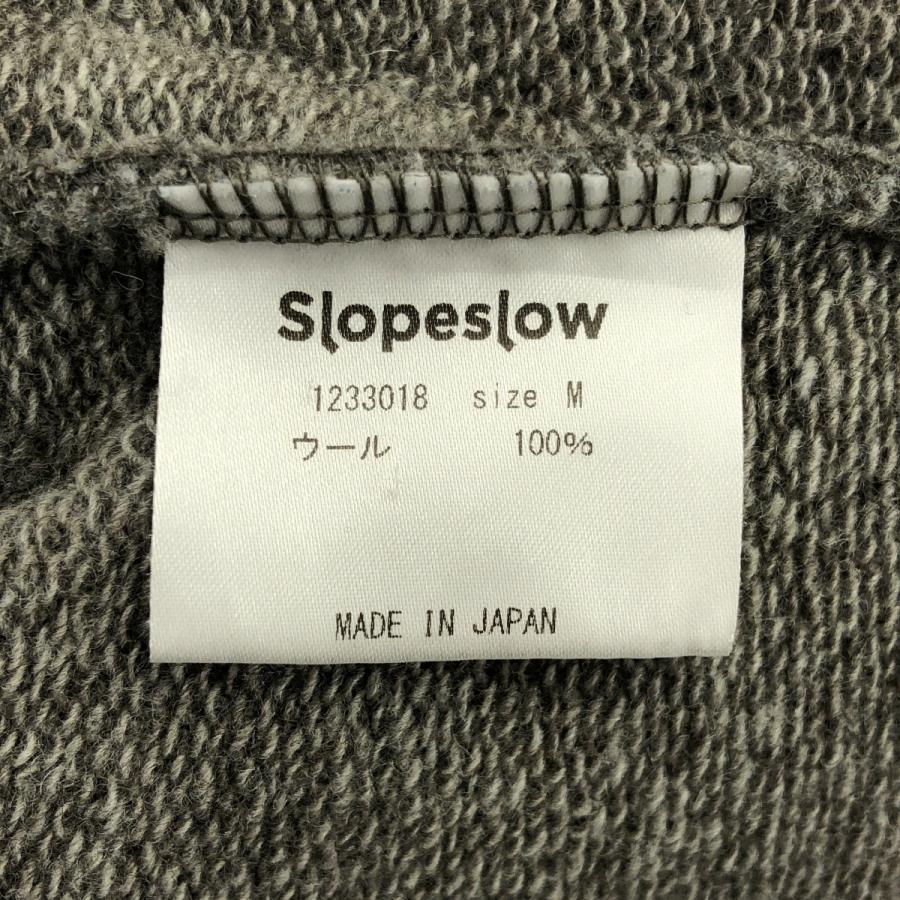 slopeslow / スロープスロウ WOOL FRENCH TERRY TURTLE NECK 