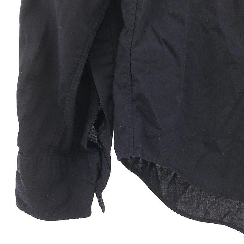 COMME des GARCONS COMME des GARCONS / コムコム | AD2021 | ラウンドカラー ロングスリーブシャツ | XS | ネイビー | レディース COMME des GARCONS / コムコム | AD2021 ラウンドカラー ロング