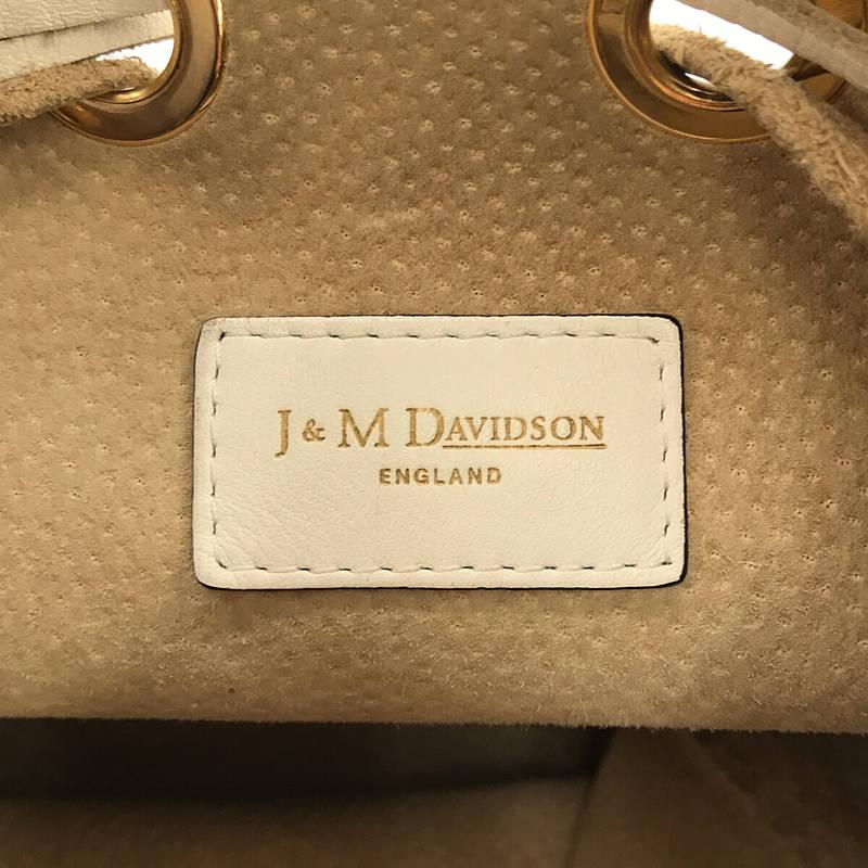 J&M DAVIDSON / ジェイアンドエムデヴィッドソン | FRINGE CARNIVAL フリンジカーニバル L レザー 巾着バッグ | ホワイト | レディース｜kldclothing｜04