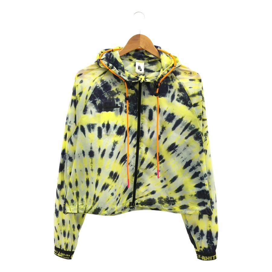 Off-White フード付きジャケット ブラック イエロー NIKE（ナイキ） | ×OFF-WHITE オフホワイト / NRG JACKET ナイロン 総