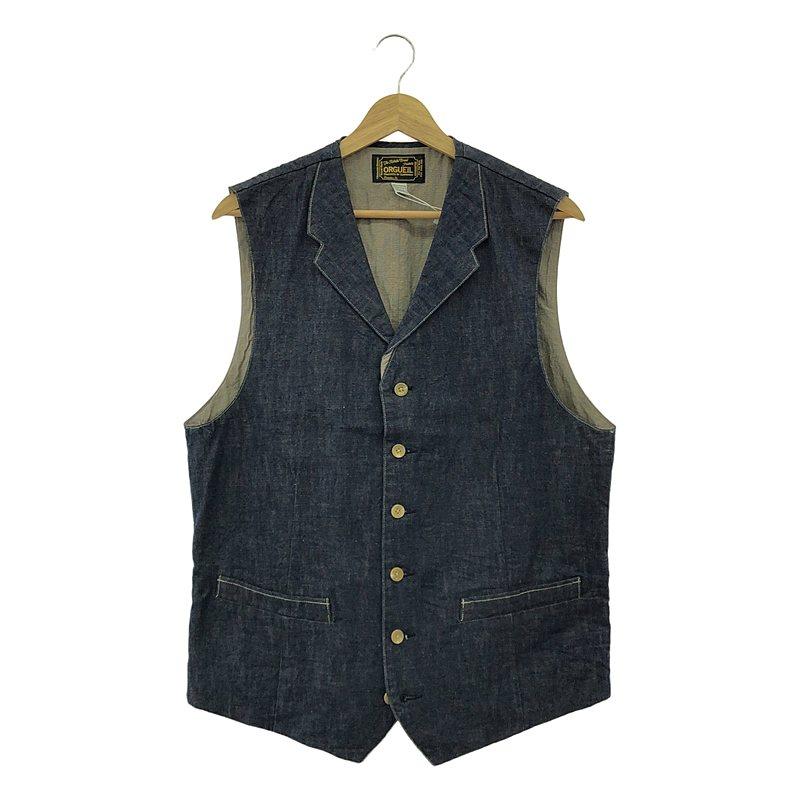 ORGUEIL（オルゲイユ） | Denim Gilet One Wash デニム ジレ | 42 