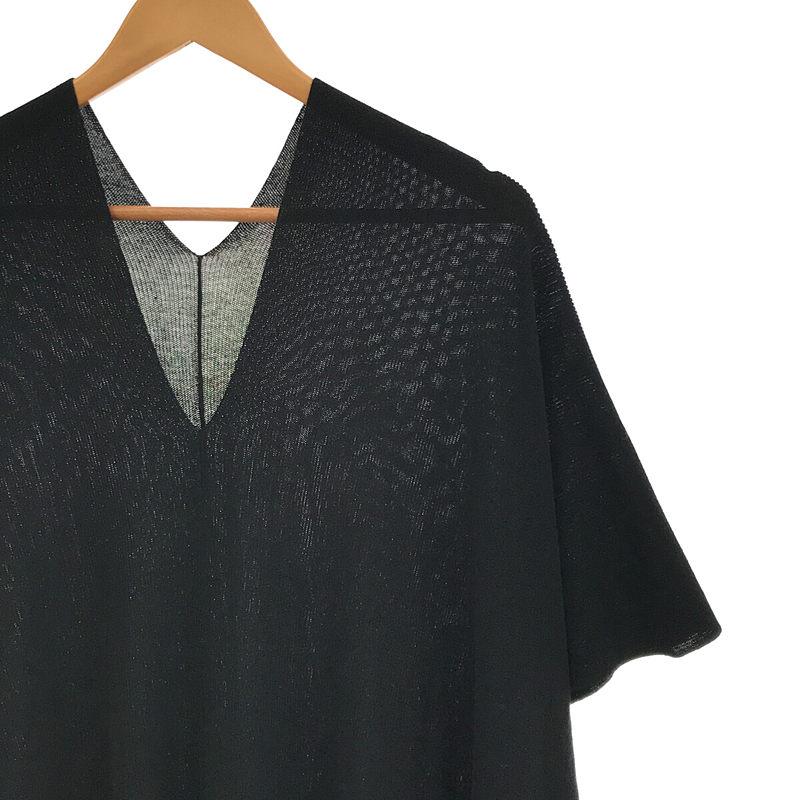 ゴーシュ コンパクトツイストリブVネックワンピース fkip.unmul.ac.id