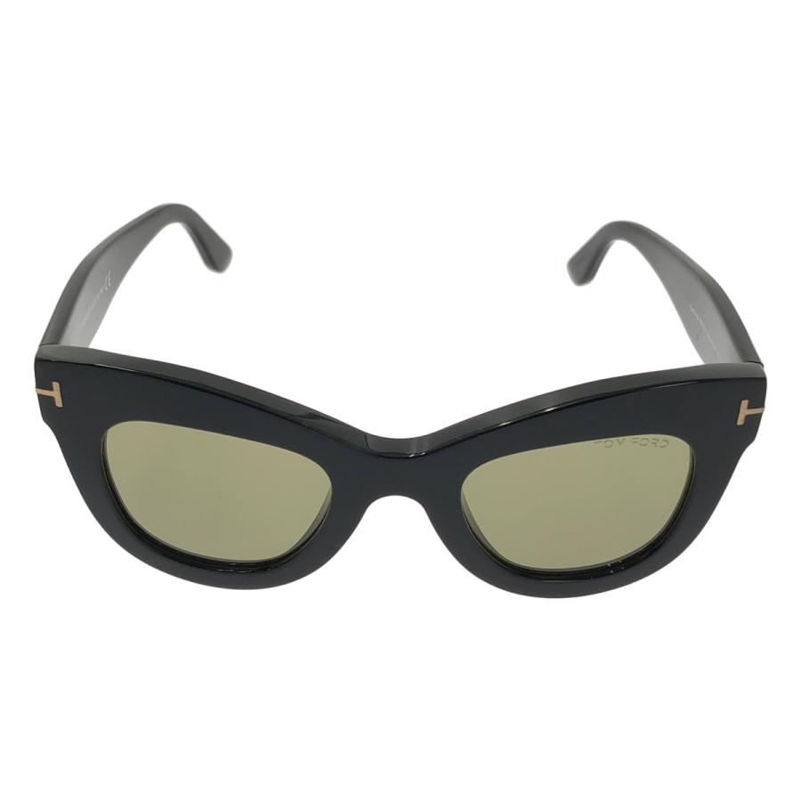 TOM FORD / トムフォード | TF612 Karina-02 キャッツアイ サングラス | 47□24-140 | ブラック TOM FORD（トムフォード） TF612 Karina-02 キャッツアイ サングラス