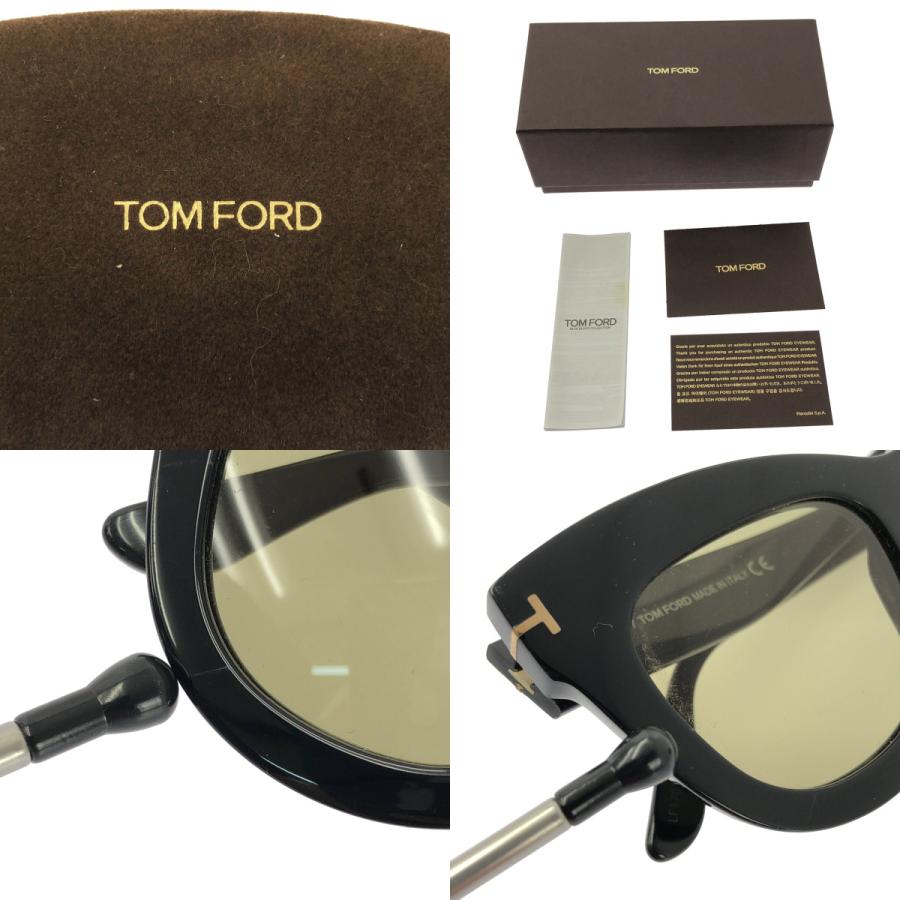 TOM FORD / トムフォード | TF612 Karina-02 キャッツアイ サングラス | 47□24-140 | ブラック TOM FORD（トムフォード） TF612 Karina-02 キャッツアイ サングラス