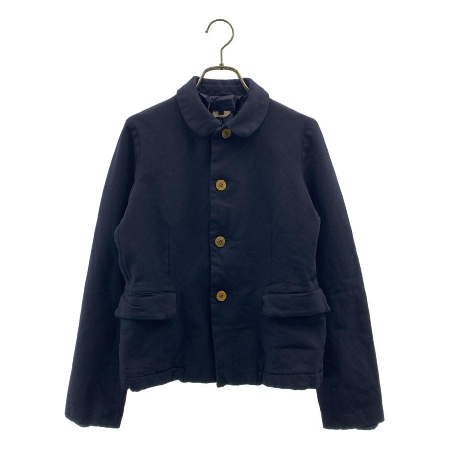 コムデギャルソン　コムコム　丸襟ジャケット COMME des GARCONS / コムコム ポリエステル 製品染め 変形 丸襟