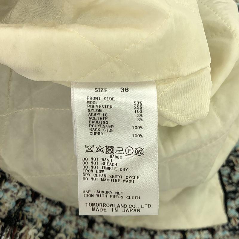 BACCA / バッカ | ハウンドトゥースツイード ベスト 36 マルチカラー