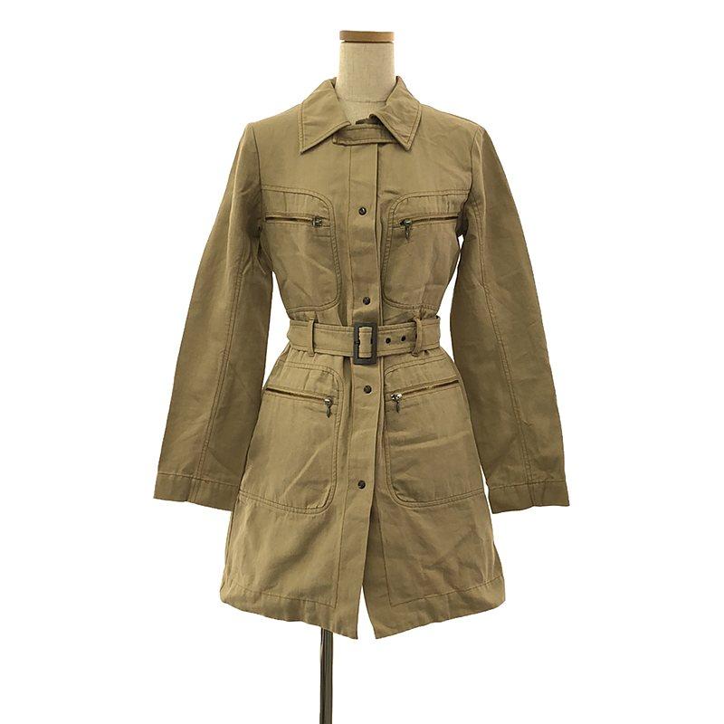 Max&Co. / マックスアンドコー | ベルトミドルジャケット 38 ベージュ  