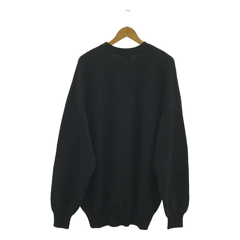 Y-3 / ワイスリー | U TECH KNIT CREW SWEATER リブニット L ブラック