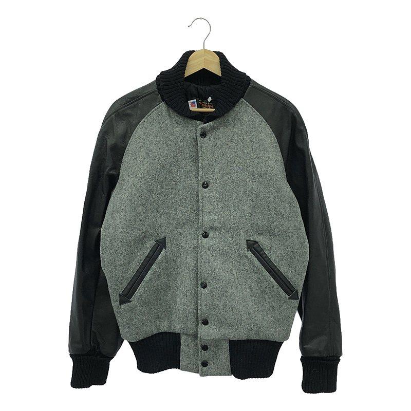 スクーカム SKOOKUM スタジャン　別注　レザージャケット　award SKOOKUM（スクーカム） 【美品】 | AWARD JACKET ラグラン アーム