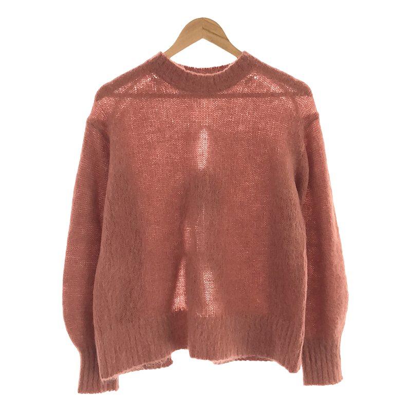 【美品】  Heriter / エリテ | 2022AW | Mohair pullover ニット | 38 | ピンク | レディース 美品】 Heriter / エリテ | 2022AW Mohair pullover ニット 38