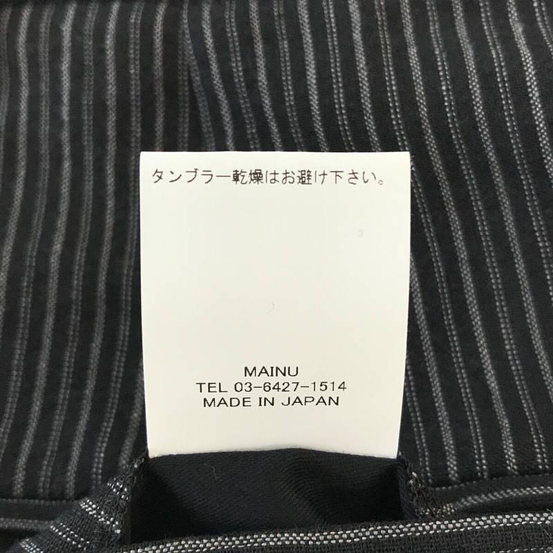 新品】 MAINU | 2021SS Linen/和紙 Ojo リネン ストライプ サイド