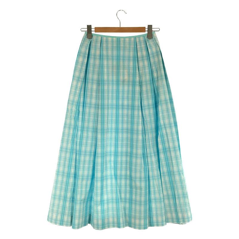 新品】 Drawer / ドゥロワー | コットン シルク タータン チェック