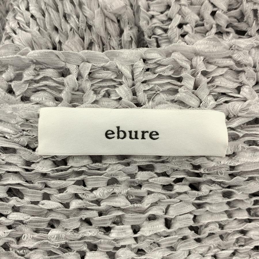 ebure ebure / エブール シルク テープ ハンドニットトップス : KLD