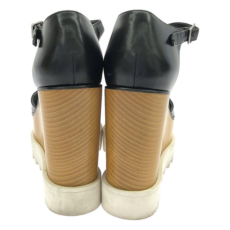 STELLA McCARTNEY / ステラマッカートニー | エリス ウェッジソール サンダル | 41 | ブラック | レディース | Stella McCartney | 02