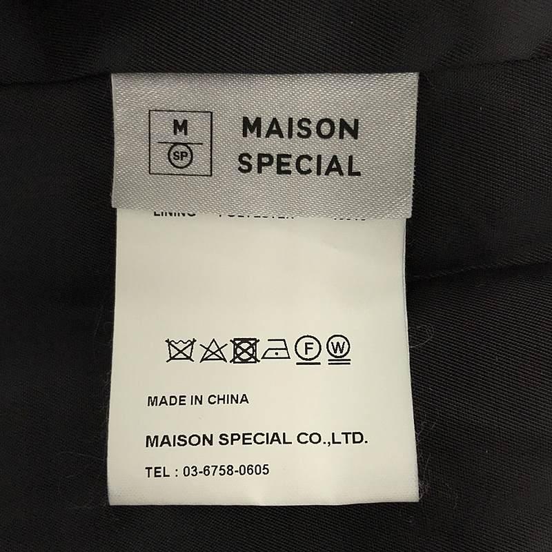 【美品】  Maison Special / メゾンスペシャル | 2022AW | Mohair Shaggy Chester Coat チェスターコート | F | ブラック | レディース｜kldclothing｜07