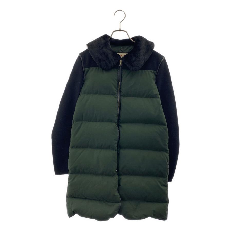 マルニ　ダウンコート　美品 MARNI（マルニ） ダブルジップ 異素材切替 ダウン ロング コート : KLD