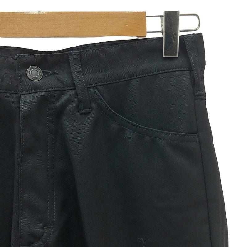 【美品】  DRESSEDUNDRESSED / ドレスドアンドレスド | 2023AW | Gabardine Wool Tailored Trousers ギャバジン ウール テーラード パンツ | 2 | ブラック | メンズ DRESSEDUNDRESSED（ドレスドアンドレスド） 【美品】 | 2023AW