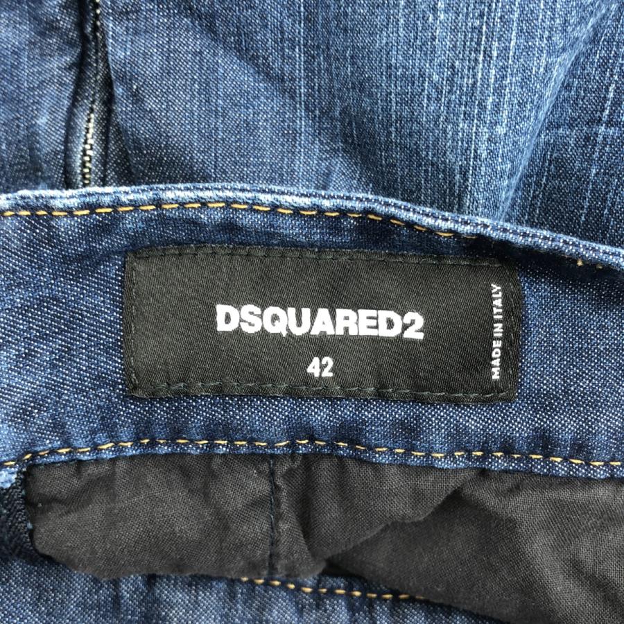 DSQUARED2（ディースクエアード） ペンキ・ダメージ加工 サイドジップ