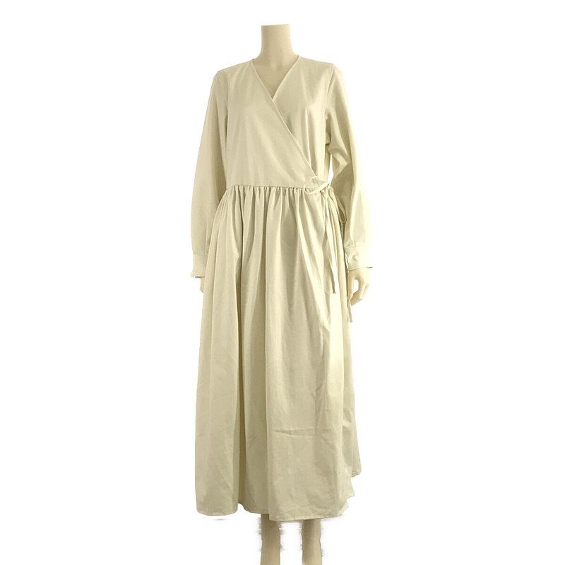 玄関先迄納品 foufou THEDRESS #05 カシュクールワンピース ロング