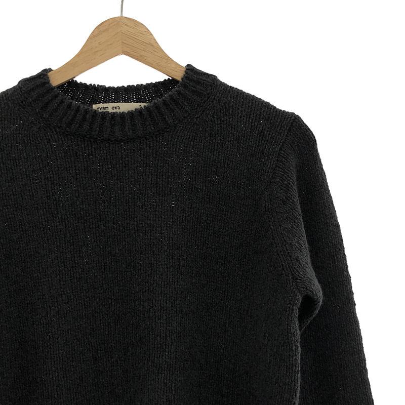 【美品】  evam eva / エヴァムエヴァ | cashmere sable pullover ニット | グレー | レディース evam eva 【美品】 / エヴァムエヴァ | cashmere sable pullover