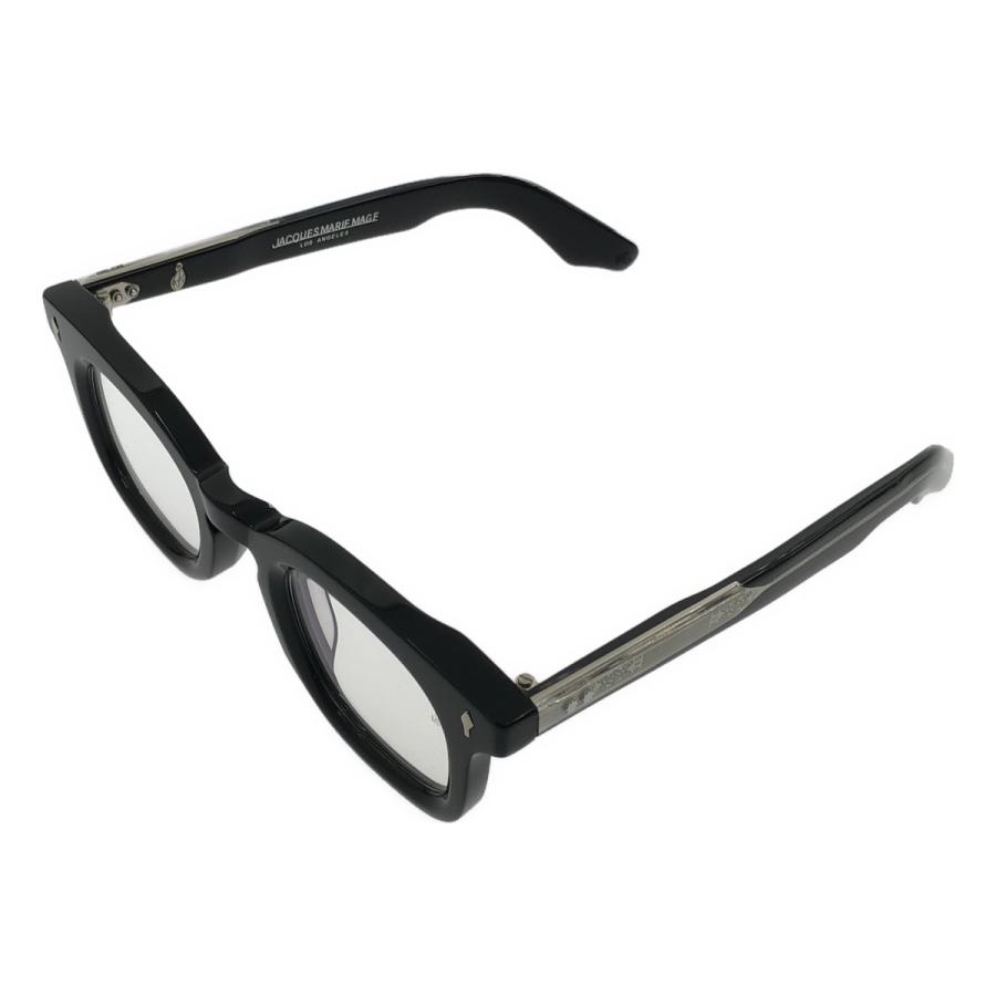 【美品】  JACQUES MARIE MAGE / ジャックマリーマージュ | DEVAUX アセテート テレビジョンカット ウェリントン サングラス | 43□27 | ブラック / グレー | メンズ 美品】 JACQUES MARIE MAGE / ジャックマリーマージュ | DEVAUX