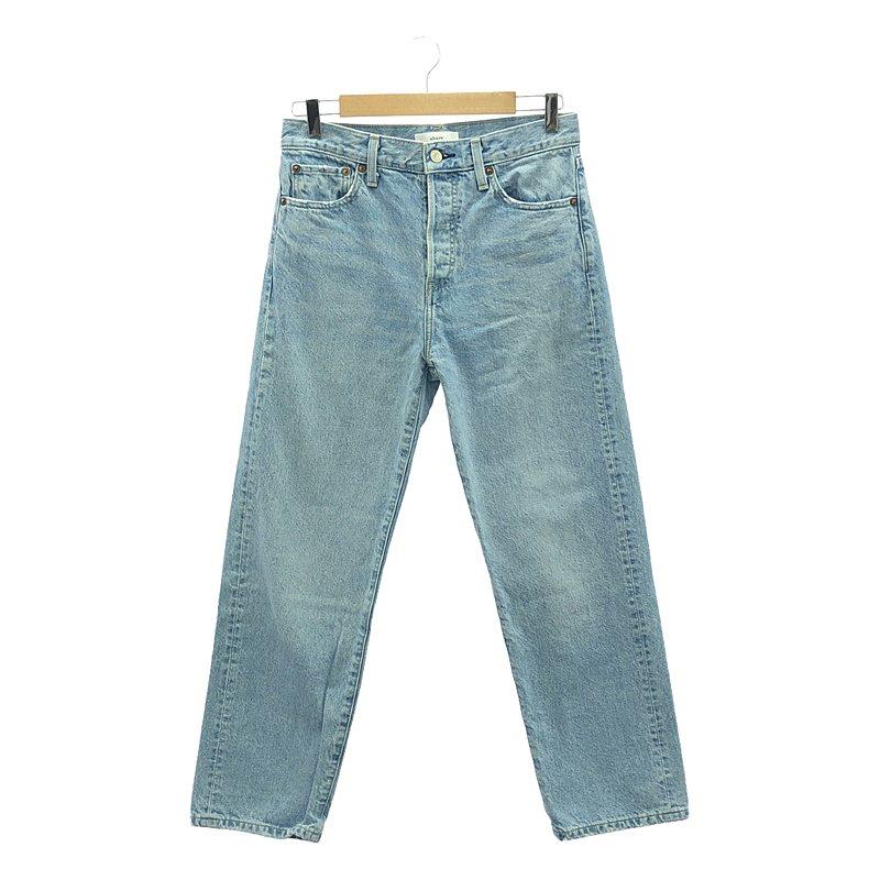 ebureエブール　デニム38 ebure / エブール | ウォッシュド デニムパンツ 38 インディゴ