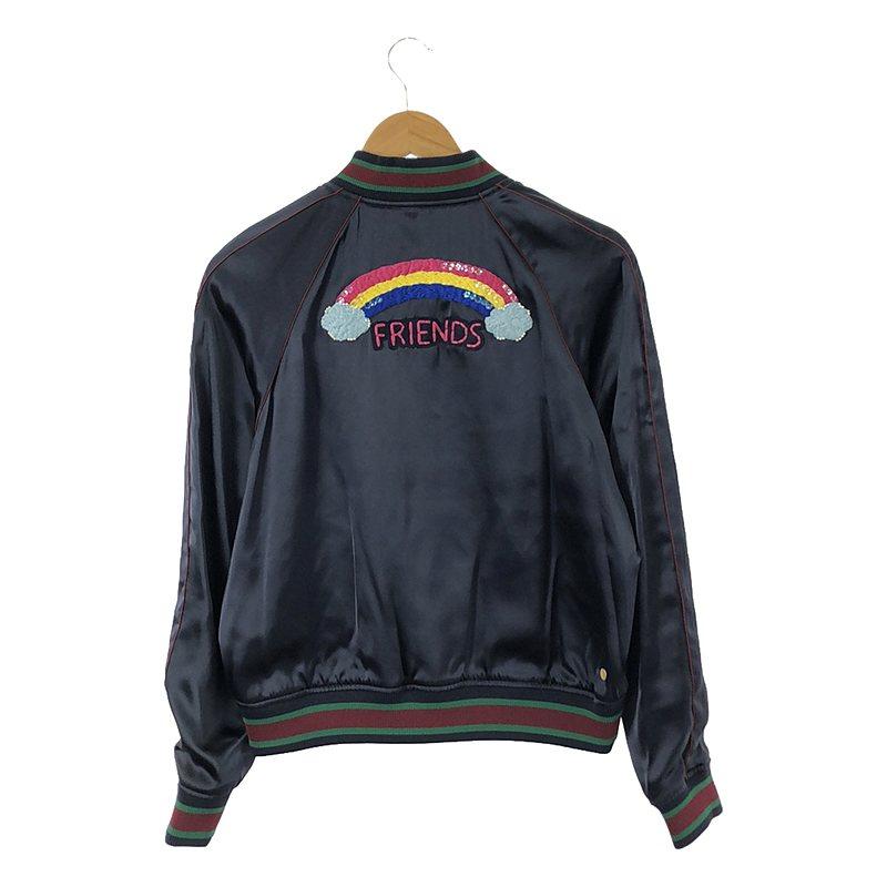 MUVEIL ブルゾンネイビー