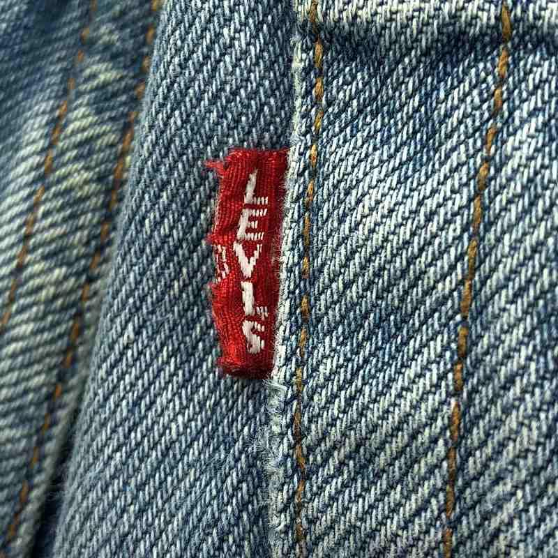Levi's / リーバイス | × KITH / キス 501 ヴィンテージ加工 レザーパッチ デニムパンツ | 28 | インディゴ | メンズ Levi's（リーバイス） | × KITH / キス 501 ヴィンテージ加工 レザー