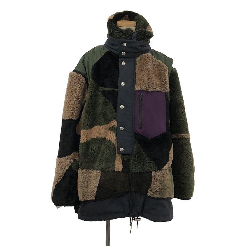 sacai（サカイ） 【美品】 | × KAWS / カウズ Jacquard Faux Fur 