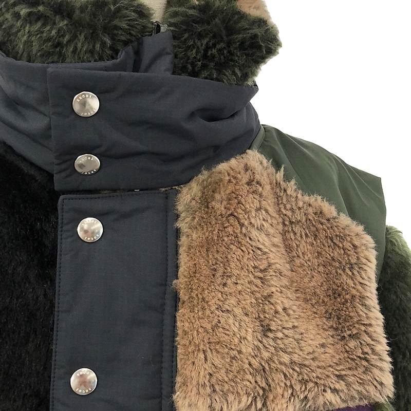 sacai（サカイ） 【美品】 | × KAWS / カウズ Jacquard Faux Fur