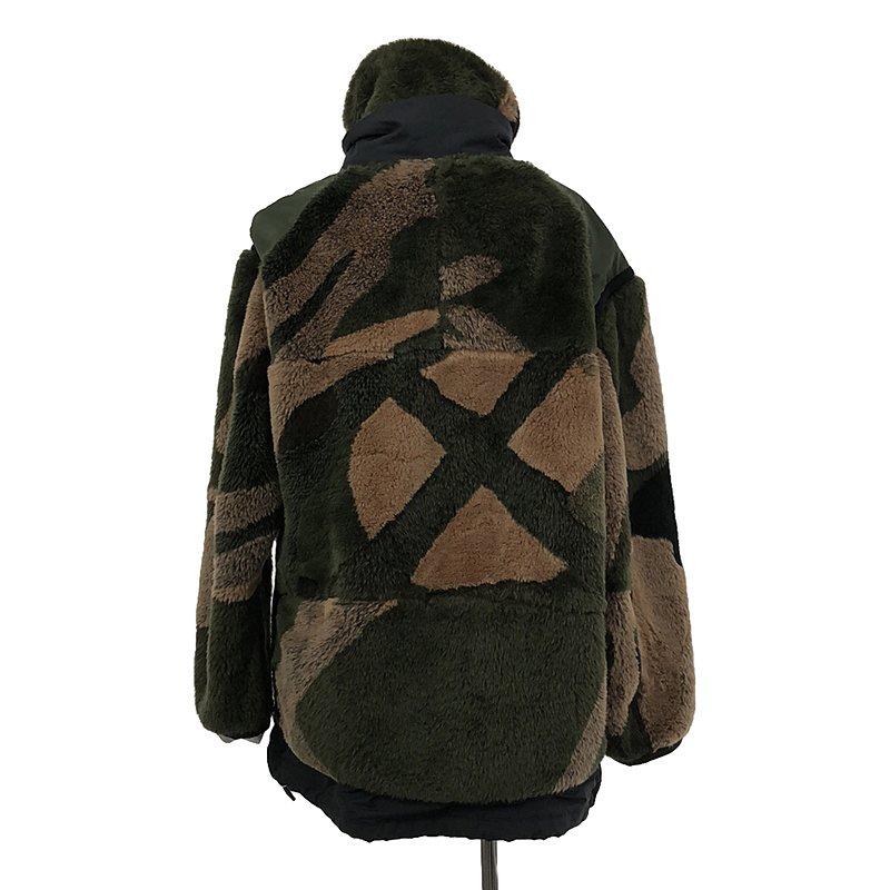 sacai（サカイ） 【美品】 | × KAWS / カウズ Jacquard Faux Fur