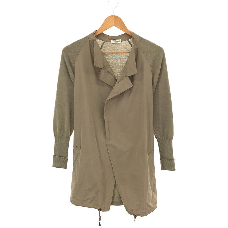 BRUNELLO CUCINELLI / ブルネロクチネリ | ポリエステル ニット 切替 