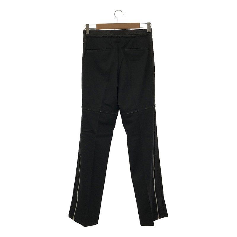 【美品】  MASU / エムエーエスユー | SEPARATE TUXEDO TROUSERS / ジップ タキシード トラウザーズ パンツ | 42 | black | メンズ｜kldclothing｜05