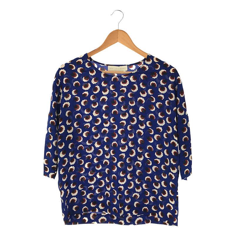 STELLA McCARTNEY / ステラマッカートニー | シルク 総柄 クルーネック