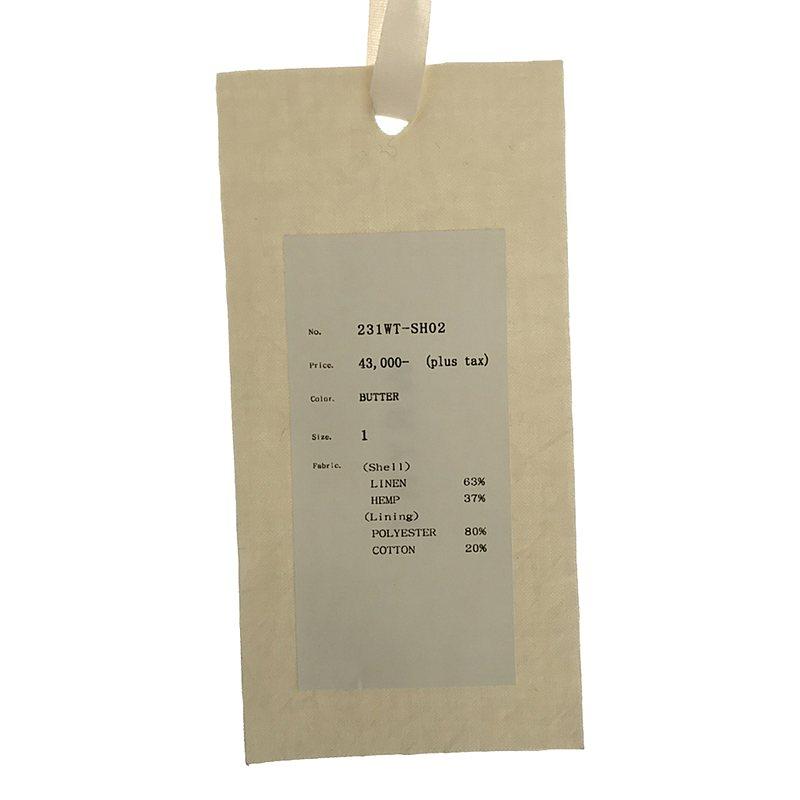 【新品】  WRYHT / ライト | 2023SS | FISHERMAN SMOCK フィッシャーマンスモック プルオーバーシャツ | 1 | BUTTER | レディース 新品】 WRYHT / ライト | 2023SS FISHERMAN SMOCK