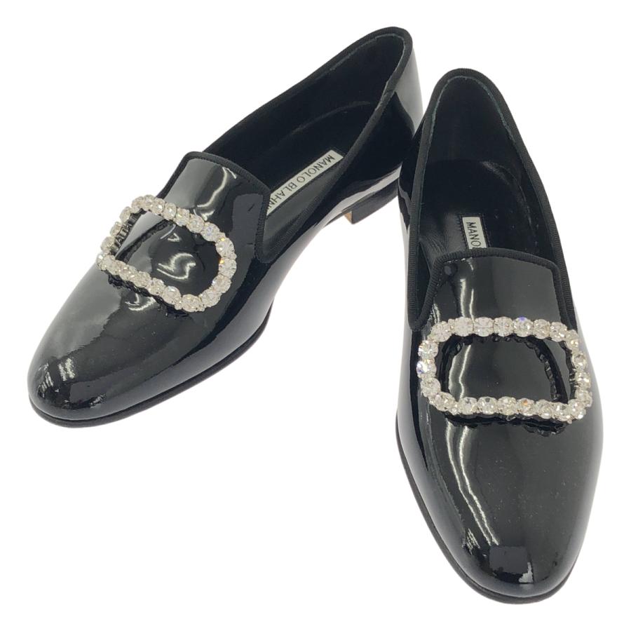 MANOLO BLAHNIK（マノロブラニク） PILA / パテントレザー ビジュー
