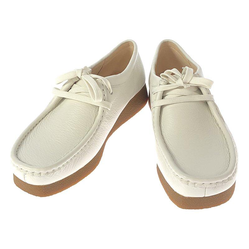 Clarks 【美品】 clarks / クラークス | WALLABEE レザー レースアップ  