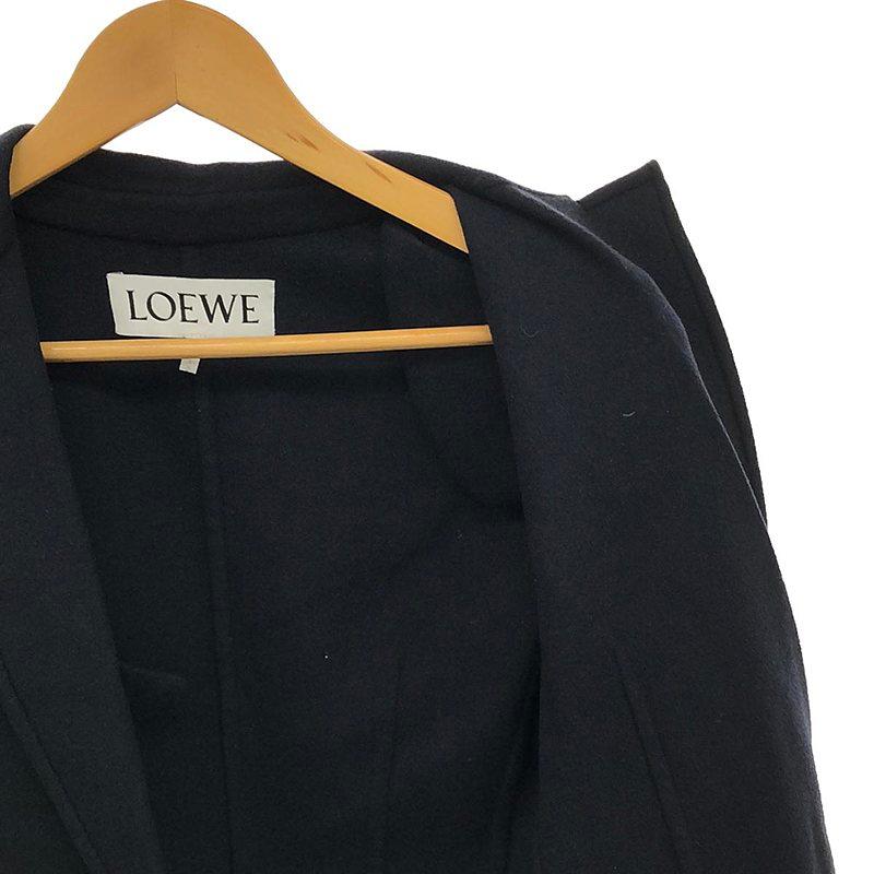 マキシ丈】LOEWE チェスターコートネイビー40テーラードコート