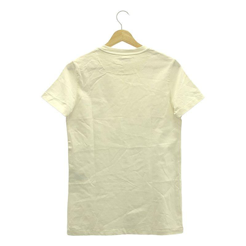 JIL SANDER+ / ジルサンダープラス | コットン ロゴステッチ 無地 Tシャツ | M | ホワイト | レディース JIL SANDER+ / ジルサンダープラス | コットン ロゴステッチ