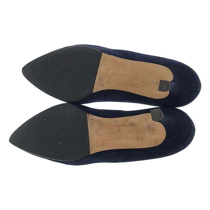 MANOLO BLAHNIK（マノロブラニク） | スエード ポインテッドトゥ