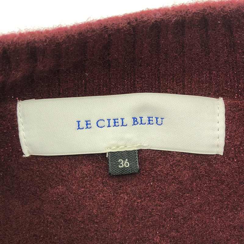 LE CIEL BLEU（ルシェルブルー） | Wool Cashmere Crew Neck Knit