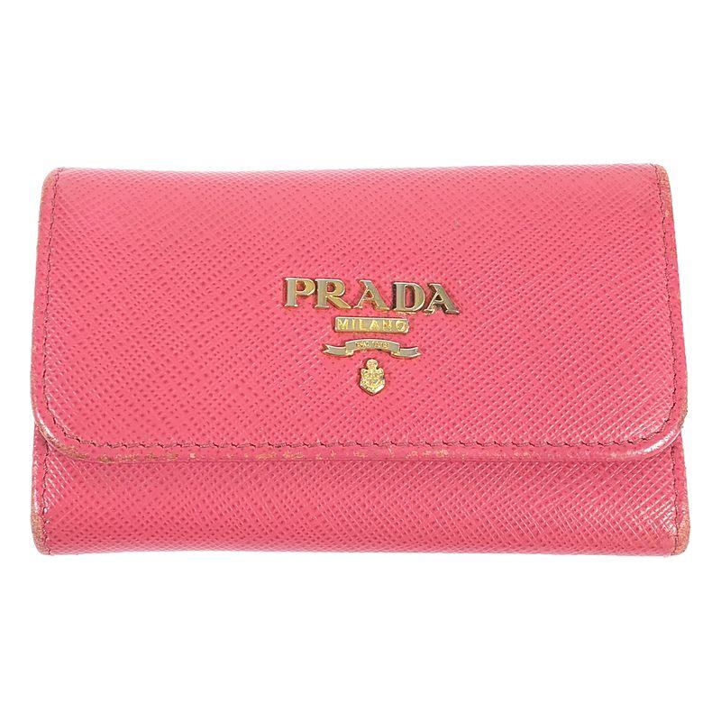PRADA（プラダ） | 1PG222 サフィアーノレザー 6連 キーケース