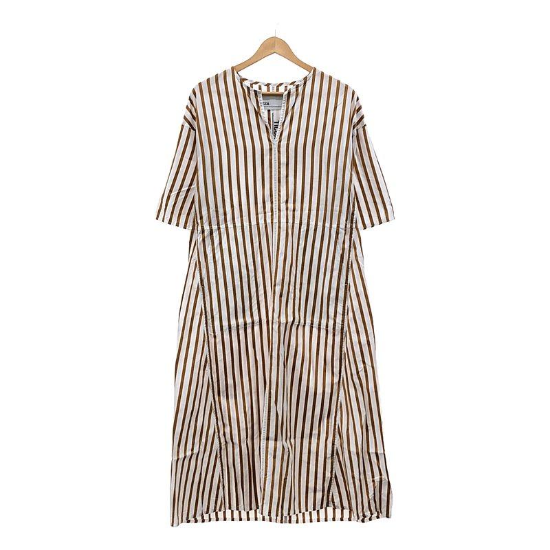 TICCA / ティッカ | ストライプ キーネック プルオーバー