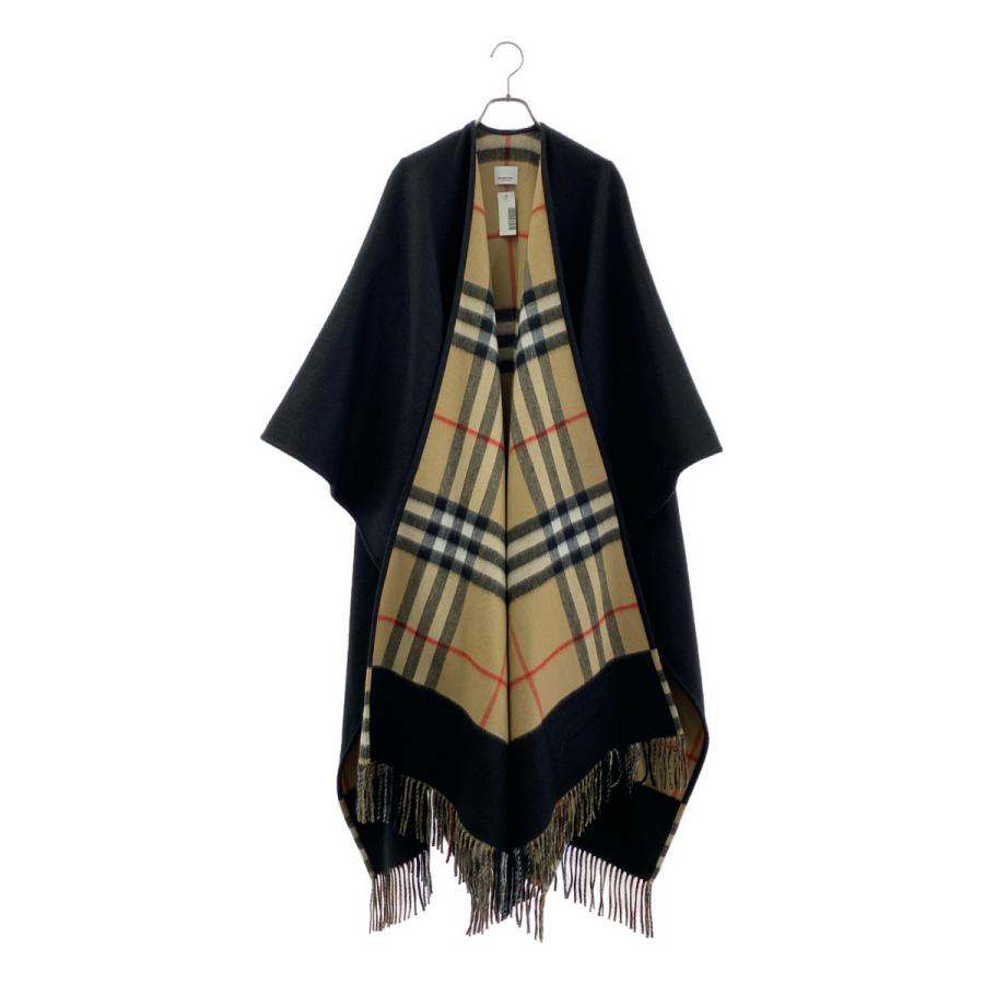 【送料無料】希少！BURBERRY ノヴァチェック ウール カシミアケープ BURBERRY（バーバリー） リバーシブル ウールカシミア ノバチェック