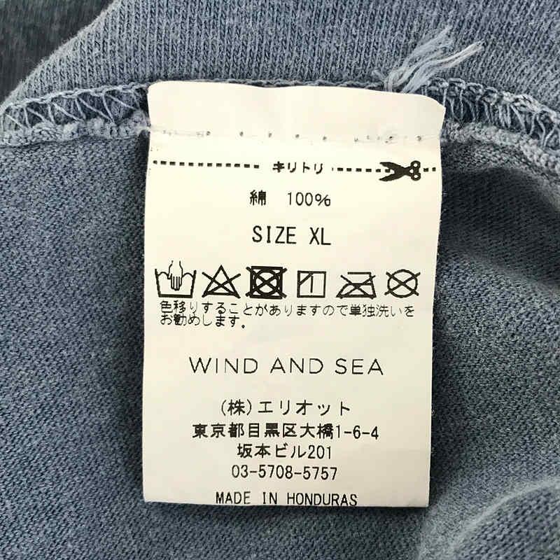 WIND AND SEA / ウィンダンシ― | ロゴ バックプリント ロングスリーブ Tシャツ | XL | ブルー | メンズ｜kldclothing｜07