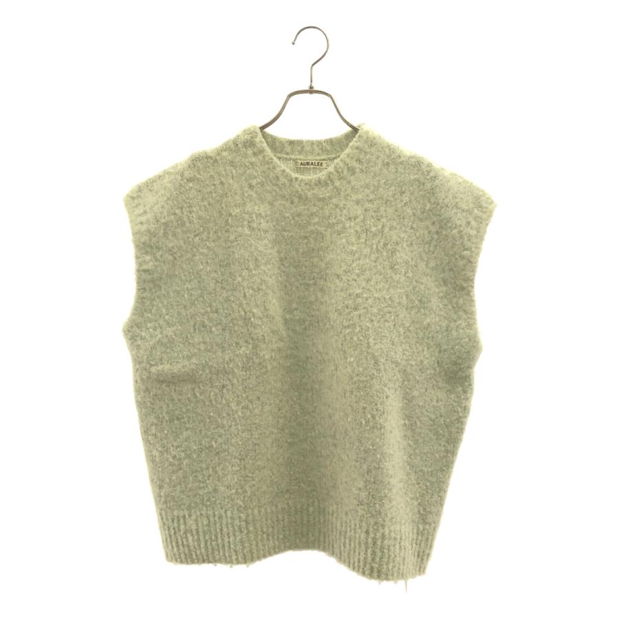 AURALEE - AURALEE  オーラリー ウール アルパカ フェルト ニット ベスト 1 AURALEE（オーラリー） WOOL ALPACA FELT KNIT VEST / ウールアルパカ